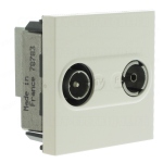 Prise t�l�vision hertzienne et radio Legrand Mosaic