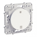 Commande ventilation - Interrupteur - Blanc - Fixation par Vis - Schneider Odace