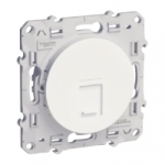 Prise RJ45 Catgorie 6 UTP - Blanc - Fixation par Vis - Schneider Odace