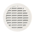 Grille d'a�ration ronde - A visser - Pour tube fibreciment - Nicoll 1BC135