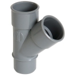 Embranchement Simple PVC - M�le / Femelle - 45� - Diam�tre 50 / 40 mm - Nicoll BJ24