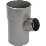 Embranchement Simple PVC - M�le / Femelle - 67�30 - Diam�tre 100 / 50 mm - Nicoll BT66