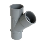 Embranchement Simple PVC - M�le / Femelle - 45� - Diam�tre 100/32mm - Nicoll BT84