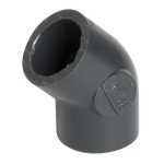 Coude PVC Pression - Femelle / Femelle - 45 - Diamtre 16 mm - Nicoll C416F