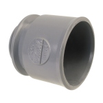 Manchette PVC adaptation � visser pour bouchon 40 mm - Femelle 32 mm - Nicoll