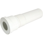 Pipe longue pour WC - Diamtre 100 mm - longueur 400 mm - Droite - Nicoll QW3340