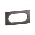 Plaque de finition - 4 � 5 Modules - Gris cendre - Legrand C�liane CP1008