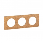 Plaque de finition - 3 Postes - Li�ge - Legrand C�liane CP1303