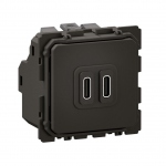Chargeur USB - Double - Type C - 20W - Legrand C�liane CM0154