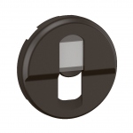 Enjoliveur - Pour prise RJ45 - Simple - Noir - Legrand C�liane CN0346