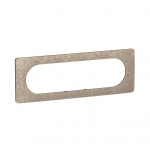 Plaque de finition - 6 � 8 Modules - Feutre - Legrand C�liane CP1511