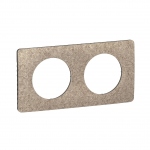 Plaque de finition - 2 Postes - Feutre - Legrand C�liane CP1502