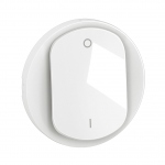 Enjoliveur - Pour interrupteur bipolaire - Blanc - Legrand C�liane CB0020