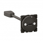 Prise HDMI - Type A - Pr� connectoris�e - Legrand C�liane CM0314