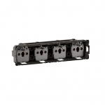 Prise de courant - 4 x 2P+T - 16A - Pr�cabl�e - Legrand C�liane CM0114