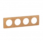 Plaque de finition - 4 Postes - Li�ge - Legrand C�liane CP1304