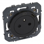 Prise de courant - 2P+T - Avec chargeur Type-C - Noir - Legrand Dooxie 600541