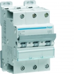 Disjoncteur Hager - 3 P�les - 10A - 6kA - Courbe C - Vis