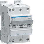 Disjoncteur - 3 Poles + Neutre - 6-10KA - Courbe D - 32A - 3M - Hager NGT832