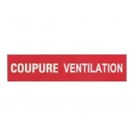 Etiquette - Coupure ventilation - Legrand 038031