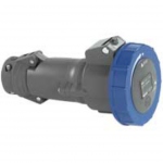 Prise droite femelle 16 Amp�res 3P+T IP55 bleu - Legrand Hypra 051177