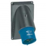 Fiche tableau - Inclin�e - 16 Amp�res - 3P+T - IP44 - Bleu - Legrand Hypra 052073
