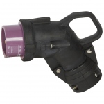 Fiche coud�e - M�le - 16 Amp�res - 2P - IP44 - Mauve - Legrand Hypra TBT 52441