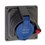 Prisinter fixe 32 Amp�res 3P+T IP44 bleu - Legrand Hypra 052703