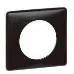 Plaque Legrand C�liane 1 poste Carbone