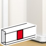 Joint de couvercle pour moulure - Blanc - Legrand Mosaic 075669