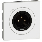 Prise audio XLR - 3 p�les - M�le - Legrand Mosaic 078756