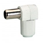 Fiche t�l�vision - M�le - Coud�e - 9.5 mm - Legrand 091019