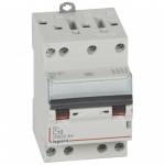 Disjoncteur 10A 6kA courbe C t�trapolaire Legrand DX3 Vis / Vis
