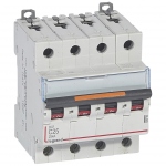 Disjoncteur - Legrand Dx3 - 4 P�les - 25 A - Courbe C - 25kA - Legrand 409796