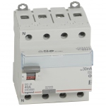 Interrupteur diffrentiel Legrand DX3 40A 30mA 4 Poles type A - Vis / Vis