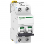 Disjoncteur - Schneider Acti9 IC60N - 2 P�les - 10 Amp�res - Courbe C - A9F77610