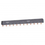 Peigne de raccordement - Schneider - 3 Phases + Neutre - 100 Amp�res - 12 Modules - Schneider electric A9XPH512