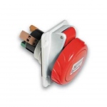 Socle de prise invers�e - PratiKa - 32A - IP67 - 380V - 3P+T - Schneider electric PKY32F734
