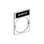 Porte tiquette - Standard - 30 x 40 - Etiquette 8 x 27 - MARCHE - Schneider ZBY2103