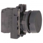 Bouton Poussoir - Affleurant - 1 NO + 1 NF - Noir - Complet - Schneider XB5AA25