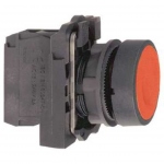 Bouton Poussoir - Affleurant - 1 NO - Rouge - Complet - Schneider electric XB5AA42