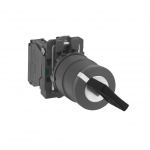 Bouton Tournant - A cl� 455 - 1 NO - 2 positions - Fixe - G / D - Schneider XB5AG41