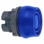T�te Bouton Poussoir - Affleurant - Avec capuchon IP66 - Bleu - Schneider ZB5AP6S