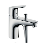 Mitigeur - Bain / Douche - Monotrou - FOCUS E - Avec cartouche 2 vitesses - Chrom� - Hansgrohe 31938000