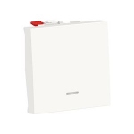 Va et vient - Lumineux / T�moin - 10A - 2 Modules - Blanc - Schneider Unica NU320318S