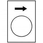 Etiquette - Harmony - 30 x 40 mm - Blanc - Mont�e ou droite - Schneider electric ZB2BY4901