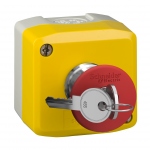 Bo�te � bouton - Harmony XALK - Coup de poing - 1O - Cl� 455 - Schneider electric XALK188
