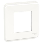 Plaque de finition - Blanc - 1 Poste - Schneider Unica Pro NU400218