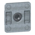 Ecrou coulissant - Crant� - 1/4 de tour - 6 mm - Boite de 10 - Schneider electric NSYSNSM6