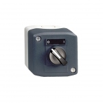 Boite � bouton - Harmony XAL - 1 Bouton tournant - A manette - 1F - Schneider electric XALD134